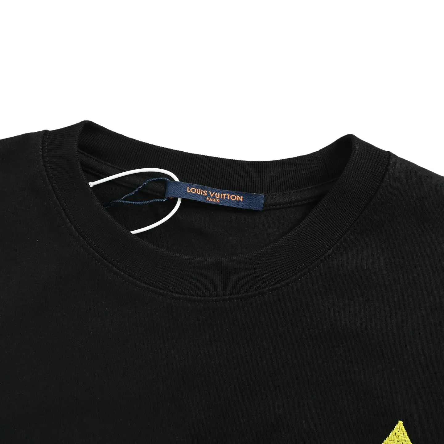 Louis Vuitton/Louis Vuitton 26ss front and rear letter logo woven embroidery short sleeves
